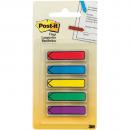 Samoprzylepne zakadki indeksujce 3M Post-It Strzaki 12*43 5 kolorw po 20szt. 684 ARR1
