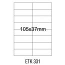 Etykiety samoprzylepne Emerson ILK 2*105x37 (100)