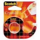 Tama klejca 3M Scotch Crystal Clear 19mm x 7,5m z dyspenserem