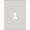   Etykiety samoprzylepne Zweckform L znamionowe 210x297 6013