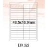   Etykiety samoprzylepne Emerson ILK 4*48,5x16,9 (100)
