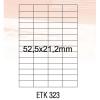   Etykiety samoprzylepne Emerson ILK 4*52,5x21,2 (100)