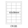   Etykiety samoprzylepne Emerson ILK 3*63x38 (100)