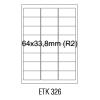   Etykiety samoprzylepne Emerson ILK 3*64x33,8 (100)