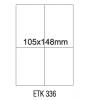   Etykiety samoprzylepne Emerson ILK 2*105x148 (100)
