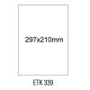   Etykiety samoprzylepne Emerson ILK 297x210 (100)